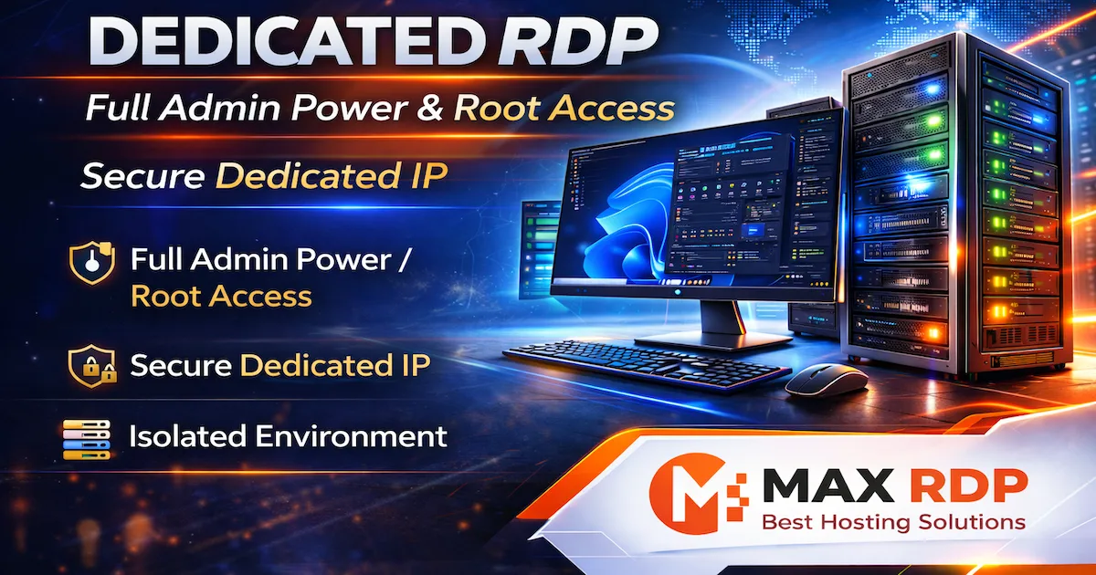 Order Cheap Canada Servers | Dedicated RDP | MaxRDP